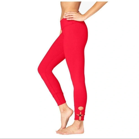 Beyond Yoga Infinity Loop/In the Loop Leggings Sz XS Red - Picture 1 of 6